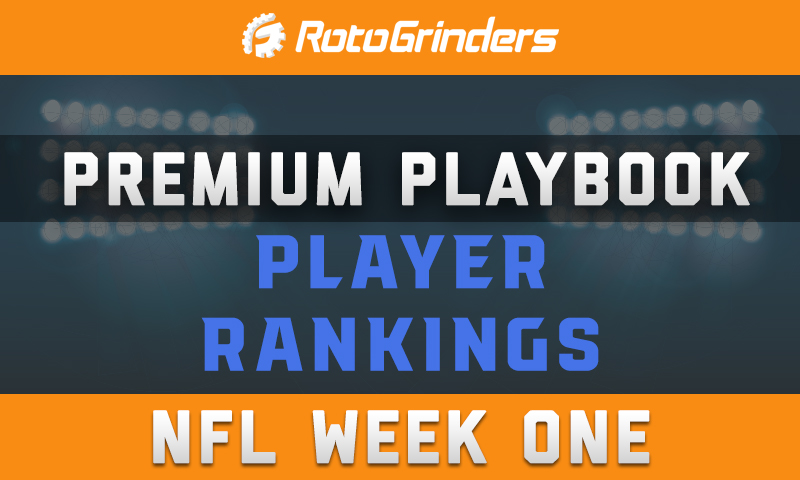 Premium Playbook - Player Rankings: NFL Week 1