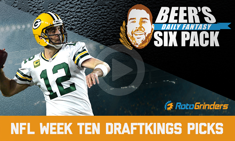 DraftKings NFL Six-Pack: Week 10