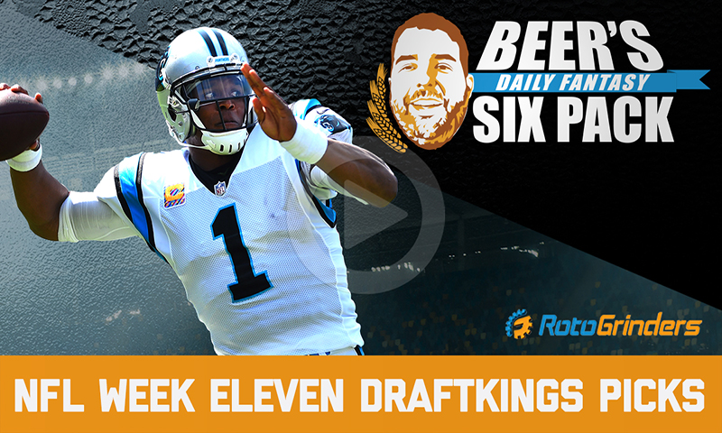 DraftKings NFL Six-Pack: Week 11