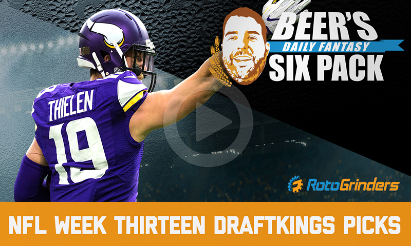 DraftKings NFL Six-Pack: Week 13