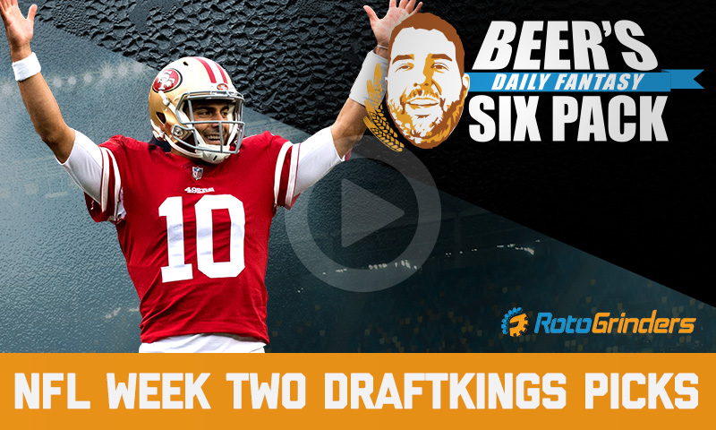 DraftKings NFL Six-Pack: Week 2
