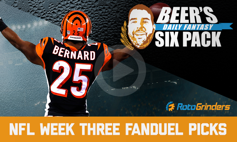 FanDuel NFL Six-Pack: Week 3