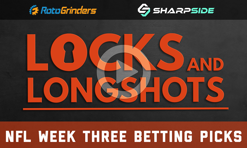 NFL Week 3 Betting Picks - Locks and Longshots