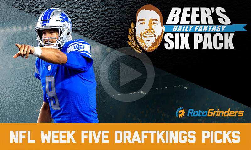 DraftKings NFL Six-Pack: Week 5