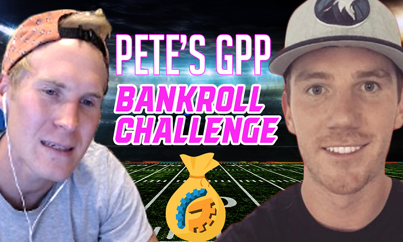 DraftKings Bankroll Challenge Week 6 - Live Build & Single Entry GPP Strategy w/ Joe Holka