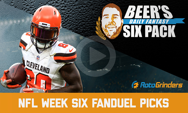 FanDuel NFL Six-Pack: Week 6