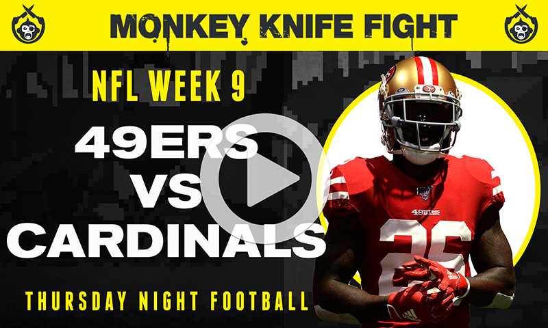 NFL Player Props - Monkey Knife Fight: Week 9 Thursday Night Football