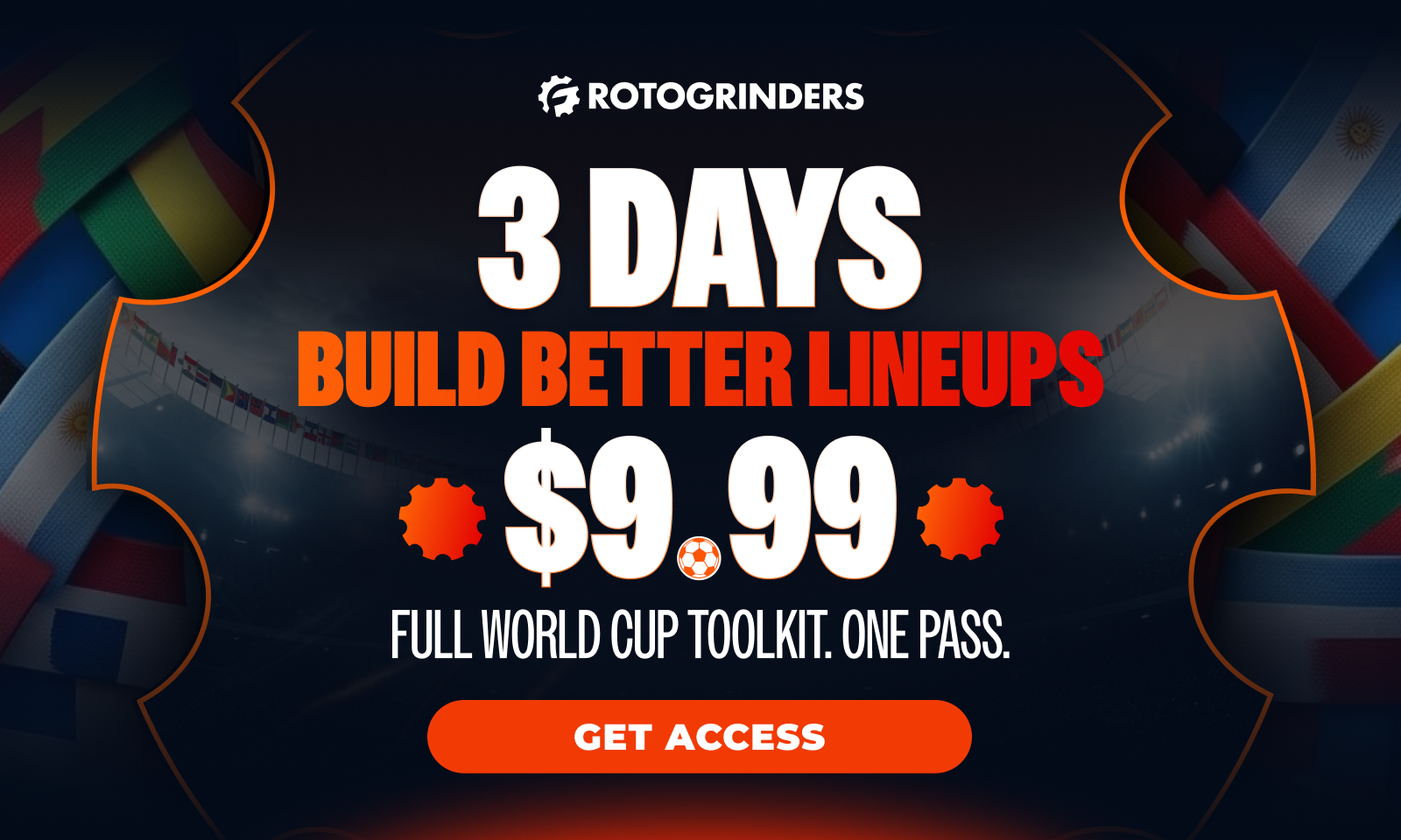 FREE Today Only! World Cup DFS Picks & Strategy: Wednesday, June 24th