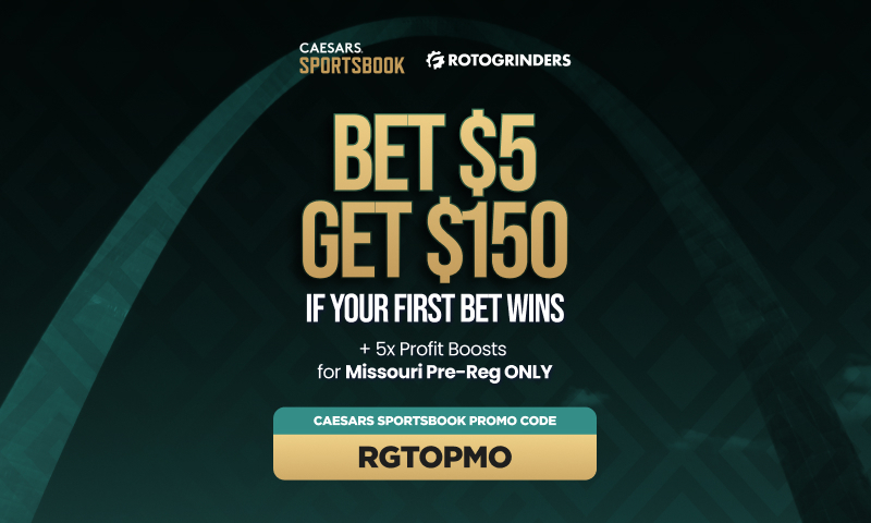 Caesars Sportsbook Missouri promo code RGTOPMO pre-registration offer: Net $150 bonus and five Profit Boosts