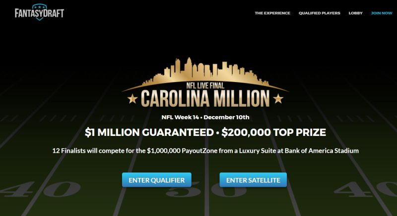 2017 FantasyDraft Carolina Millions Recap