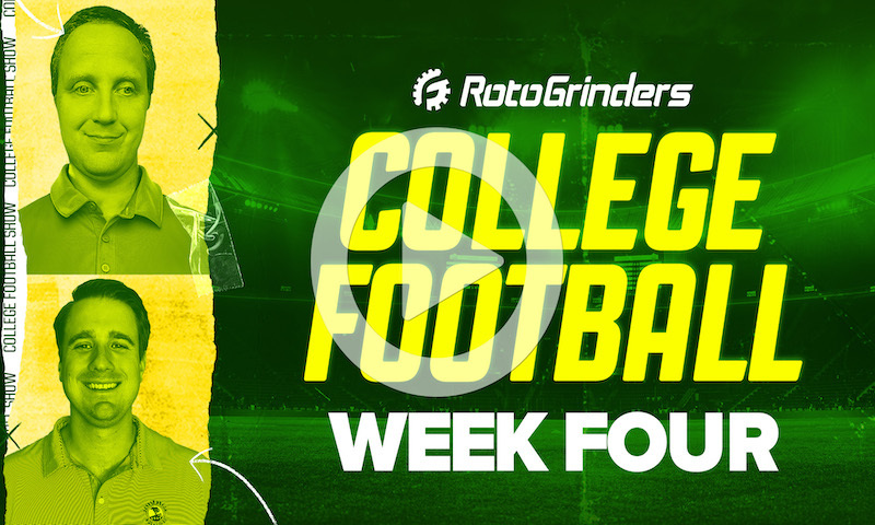 College Football DFS Pre-Lock Show: Week 4