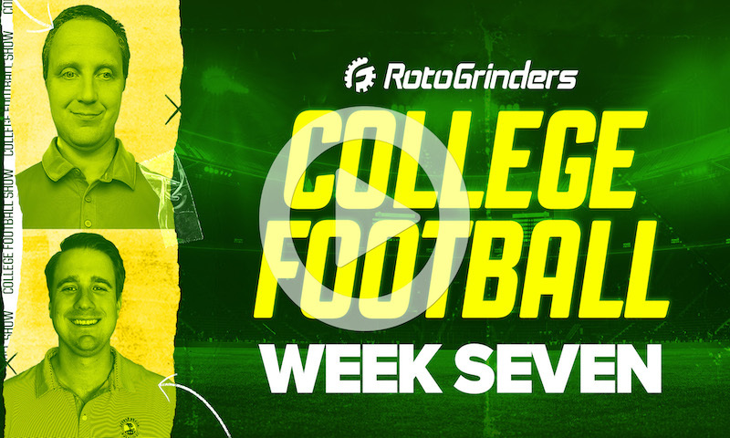 College Football DFS Pre-Lock Show: Week 7