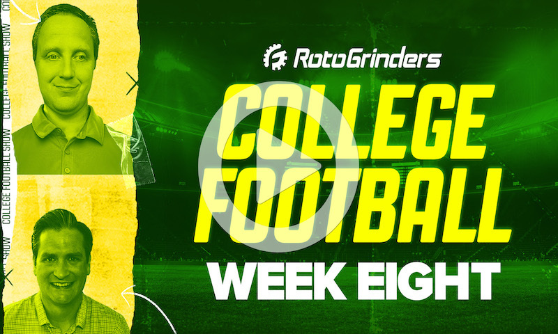 College Football DFS Pre-Lock Show: Week 8