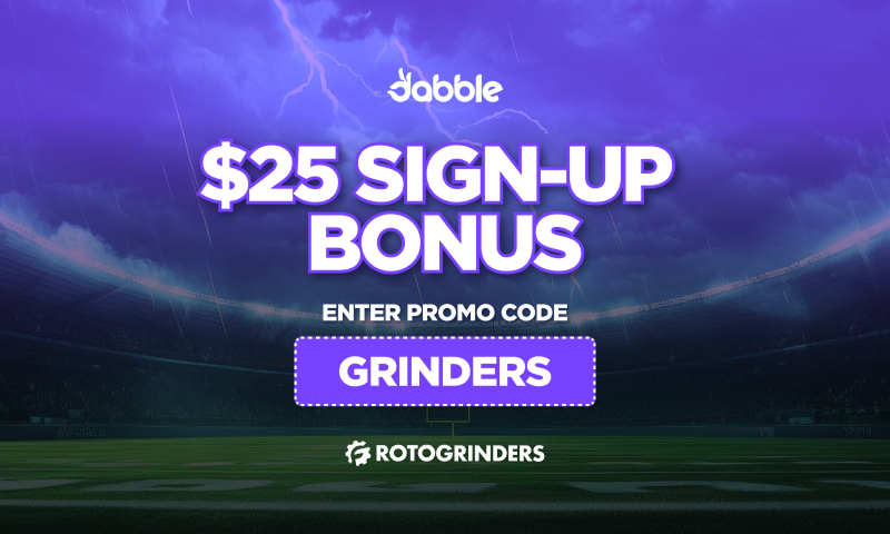 Dabble promo code GRINDERS unlocks $25 no deposit bonus for Cardinals vs. Cowboys MNF