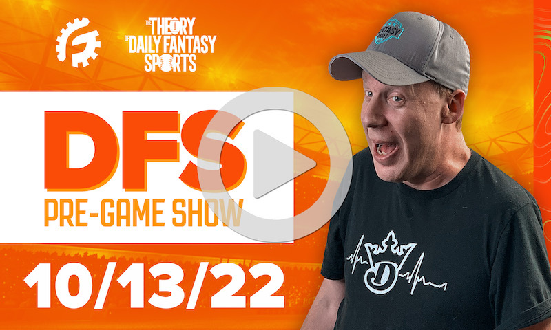 DFS Pre-Game Show - NFL Strategy for 10/13/22