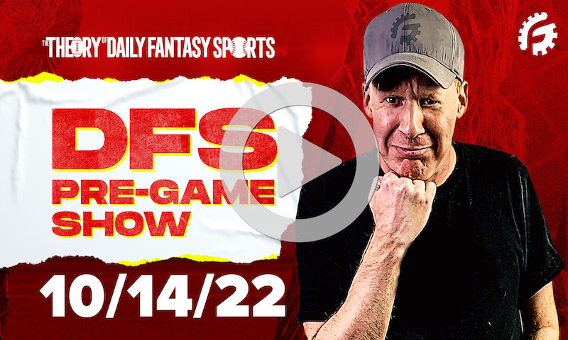DFS Pre-Game Show - NFL Strategy for 10/14/22