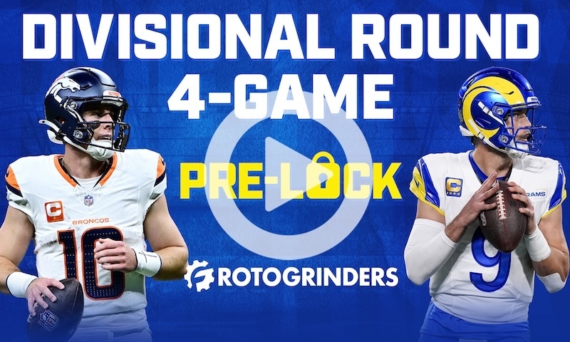 NFL DFS Pre-Lock Show: Divisional Round