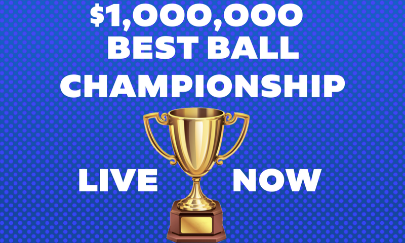 DRAFT Best Ball Championship Roster and Player Ownership Breakdown