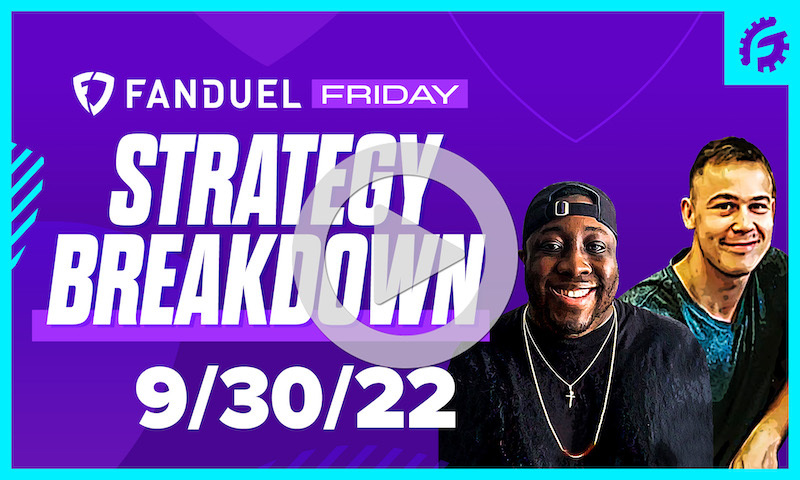 FanDuel Friday MLB DFS Strategy Breakdown: 9/30/22