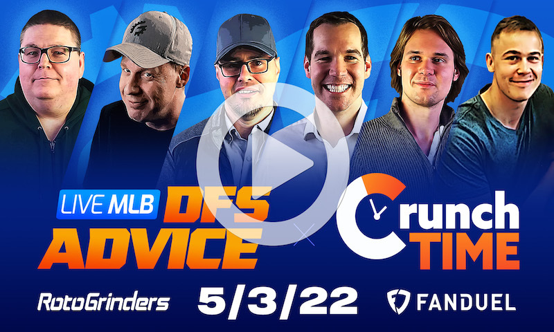 GrindersLive / Crunch Time - 5/3/22 MLB DFS Picks & Strategy
