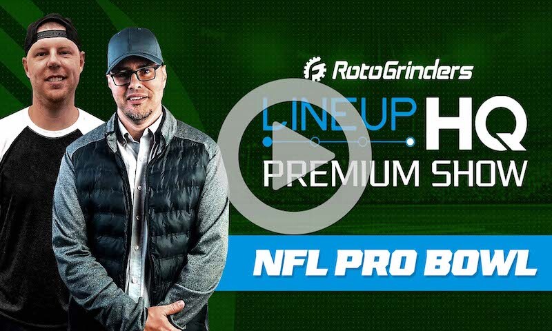 Premium LineupHQ Build: Pro Bowl - DFS Strategy Video