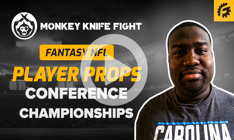 NFL Player Props on Monkey Knife Fight - Conference Championships