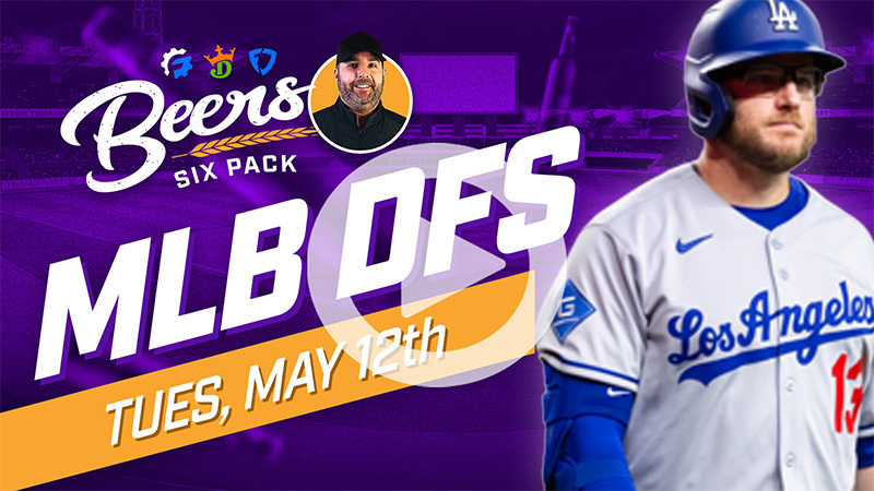 Beer's MLB DFS 6 Pack: Tuesday, May 12th