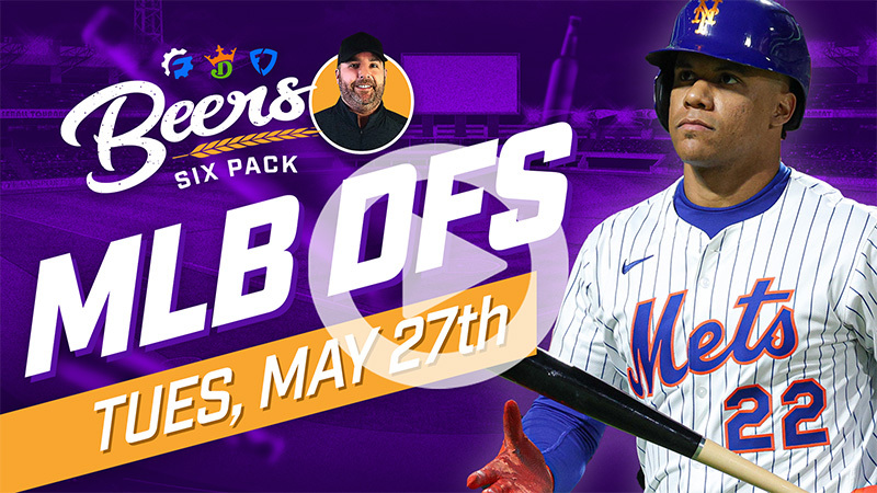 Beer's MLB DFS 6 Pack: Tuesday, May 27th