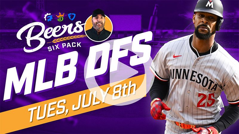 Beer's MLB DFS 6 Pack: Tuesday, July 8th
