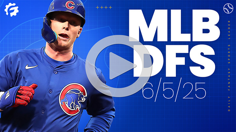 MLB DFS GrindersLive & Crunch Time Show Block - Thursday, June 5th