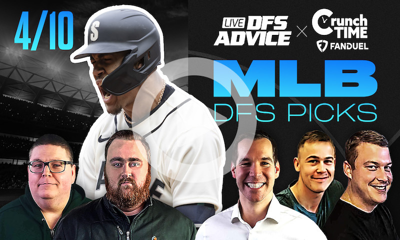 GrindersLive / Crunch Time - 4/10/23 MLB DFS Picks & Strategy