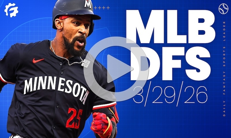 MLB DFS GrindersLive - Sunday, March 29th