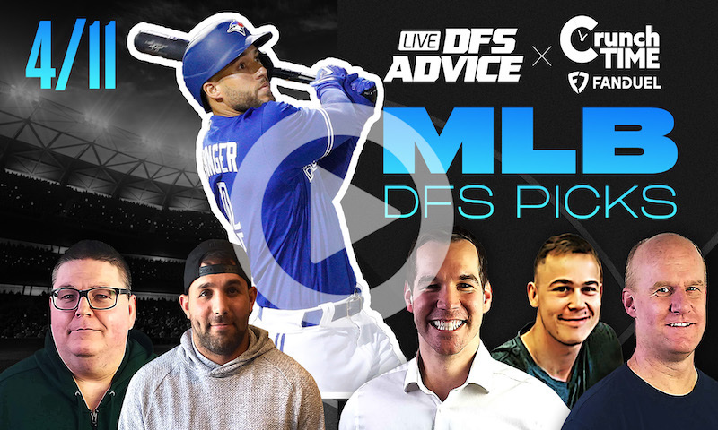 GrindersLive / Crunch Time - 4/11/23 MLB & NBA DFS Picks & Strategy