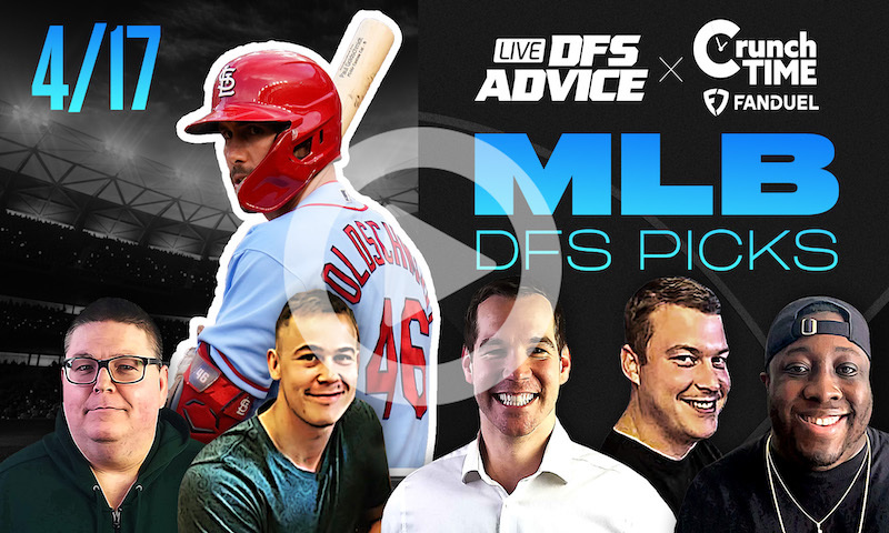 GrindersLive / Crunch Time - 4/17/23 MLB DFS Picks & Strategy