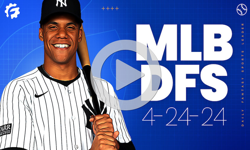 MLB DFS GrindersLive & Crunch Time Show Block - Wednesday, April 24th