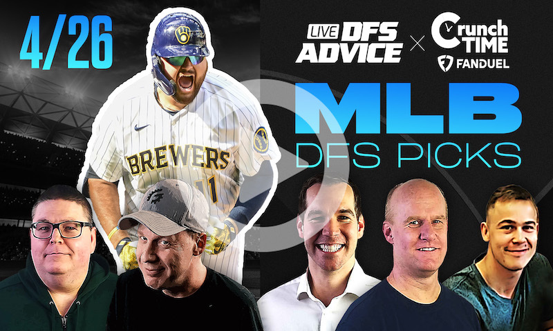 GrindersLive / Crunch Time - 4/26/23 MLB DFS Picks & Strategy EARLY SLATE
