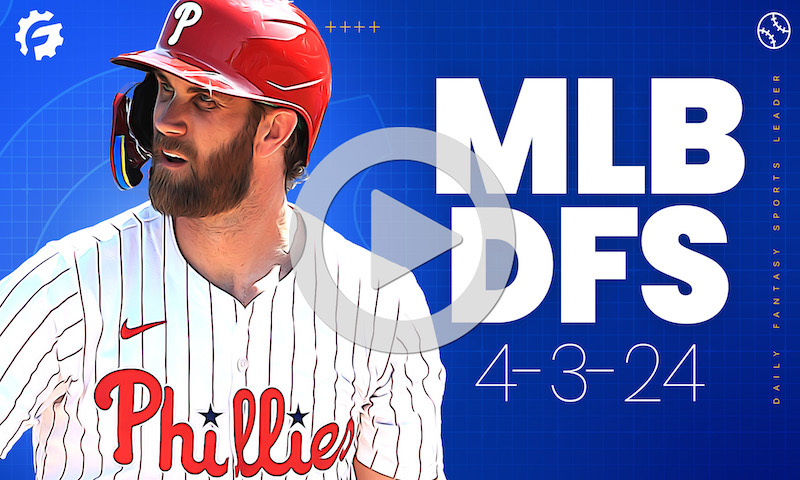 MLB DFS GrindersLive & Crunch Time Show Block (EARLY SLATE) - Wednesday, April 3rd