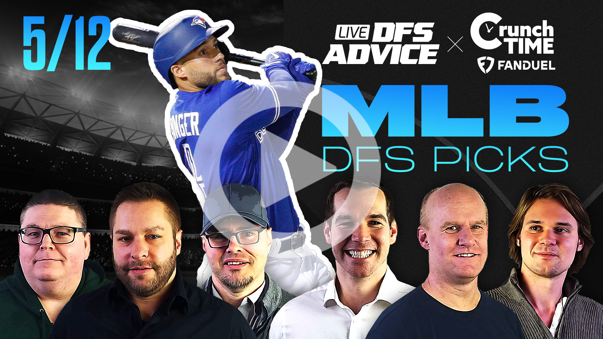 GrindersLive / Crunch Time - 5/12/23 MLB DFS Picks & Strategy
