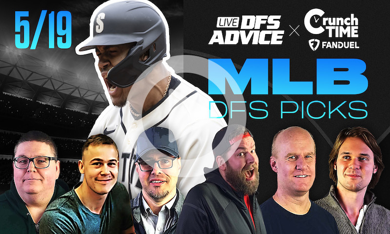 GrindersLive / Crunch Time - 5/19/23 MLB DFS Picks & Strategy