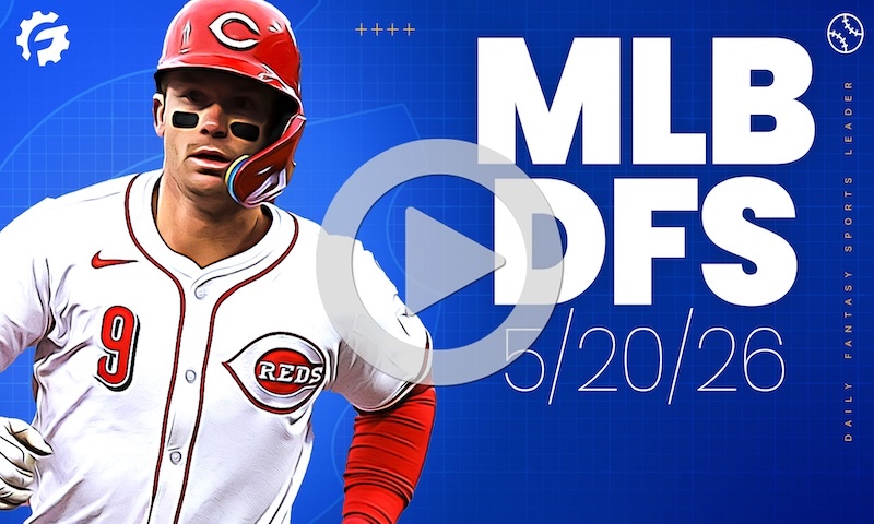 MLB DFS GrindersLive - Wednesday, May 20th (Early Slate)
