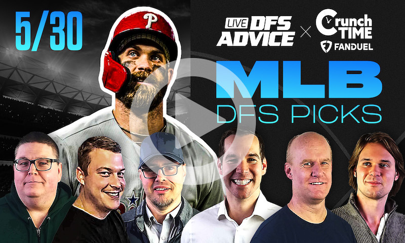 GrindersLive / Crunch Time - 5/30/23 MLB DFS Picks & Strategy