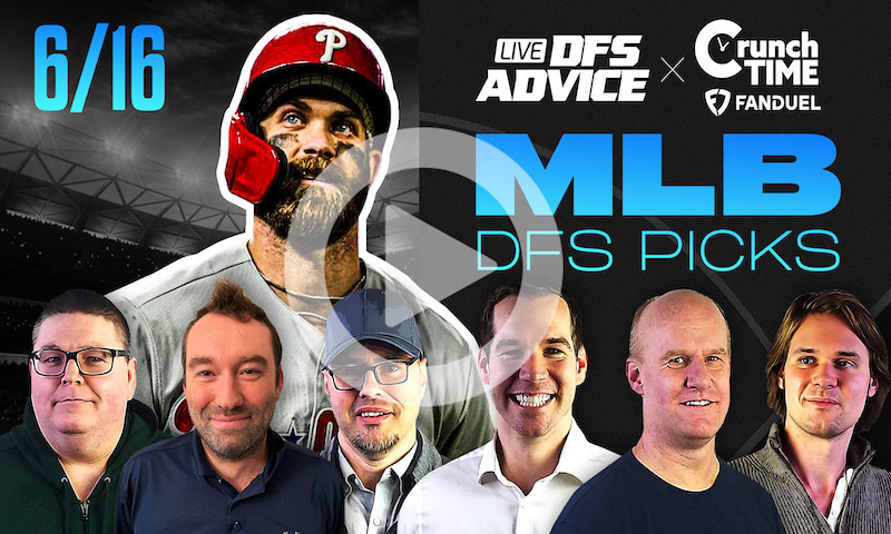 GrindersLive / Crunch Time - 6/16/23 MLB DFS Picks & Strategy