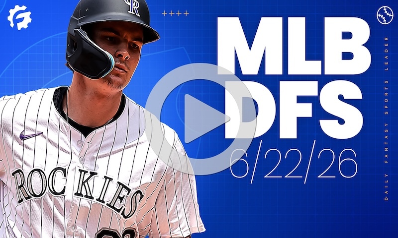 MLB DFS GrindersLive - Monday, June 22nd