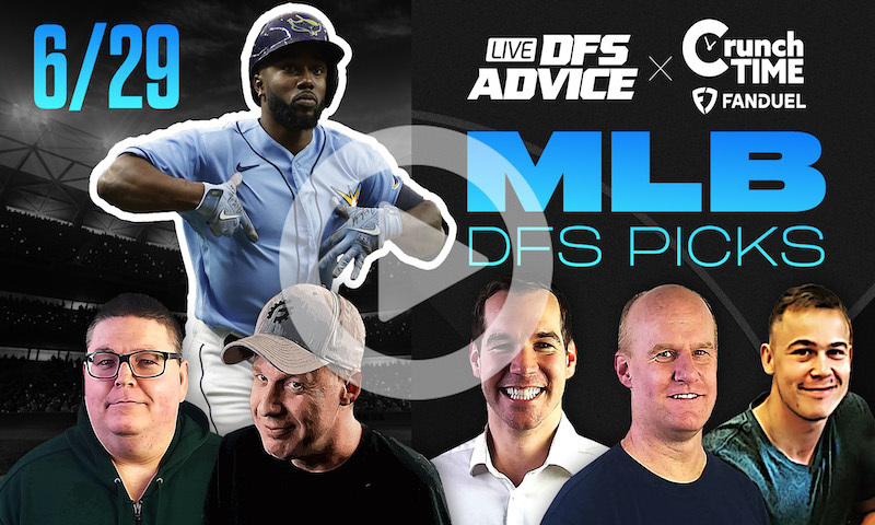 GrindersLive / Crunch Time - 6/29/23 MLB DFS Picks & Strategy (EARLY SLATE)