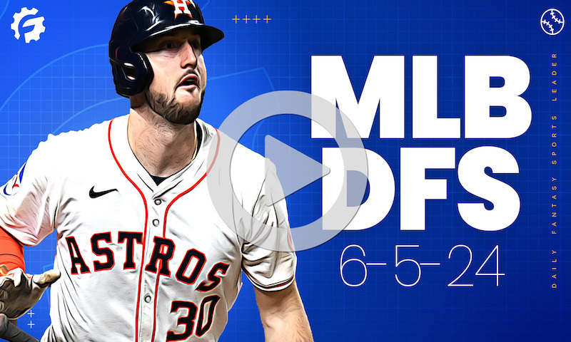 MLB DFS GrindersLive & Crunch Time Show Block EARLY SLATE - Wednesday, June 5th