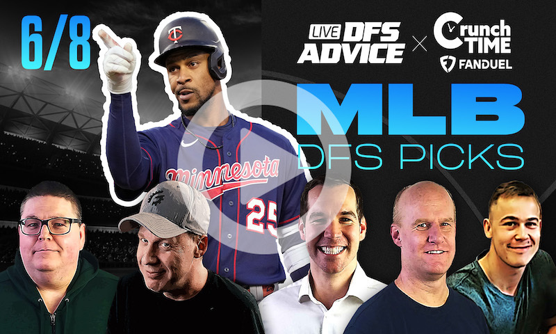 GrindersLive / Crunch Time - 6/8/23 MLB DFS Picks & Strategy Early Slate