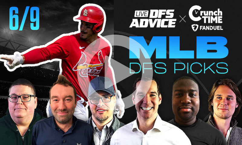 GrindersLive / Crunch Time - 6/9/23 MLB DFS Picks & Strategy