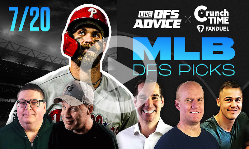 GrindersLive / Crunch Time - 7/20/23 MLB DFS Picks & Strategy Early Slate