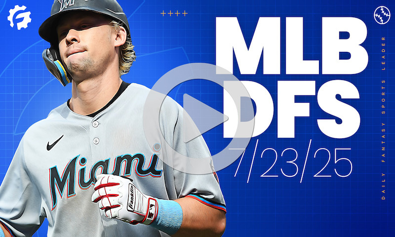 MLB DFS GrindersLive & Crunch Time Show Block (Early Slate) - Wednesday, July 23rd