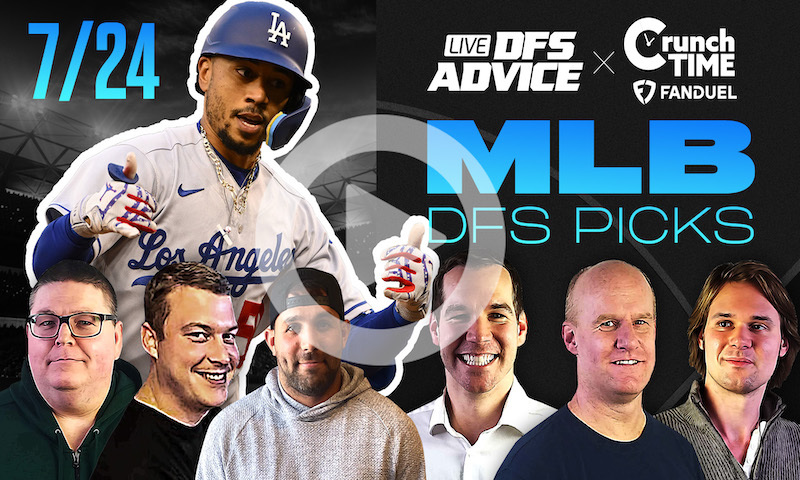 GrindersLive / Crunch Time - 7/24/23 MLB DFS Picks & Strategy